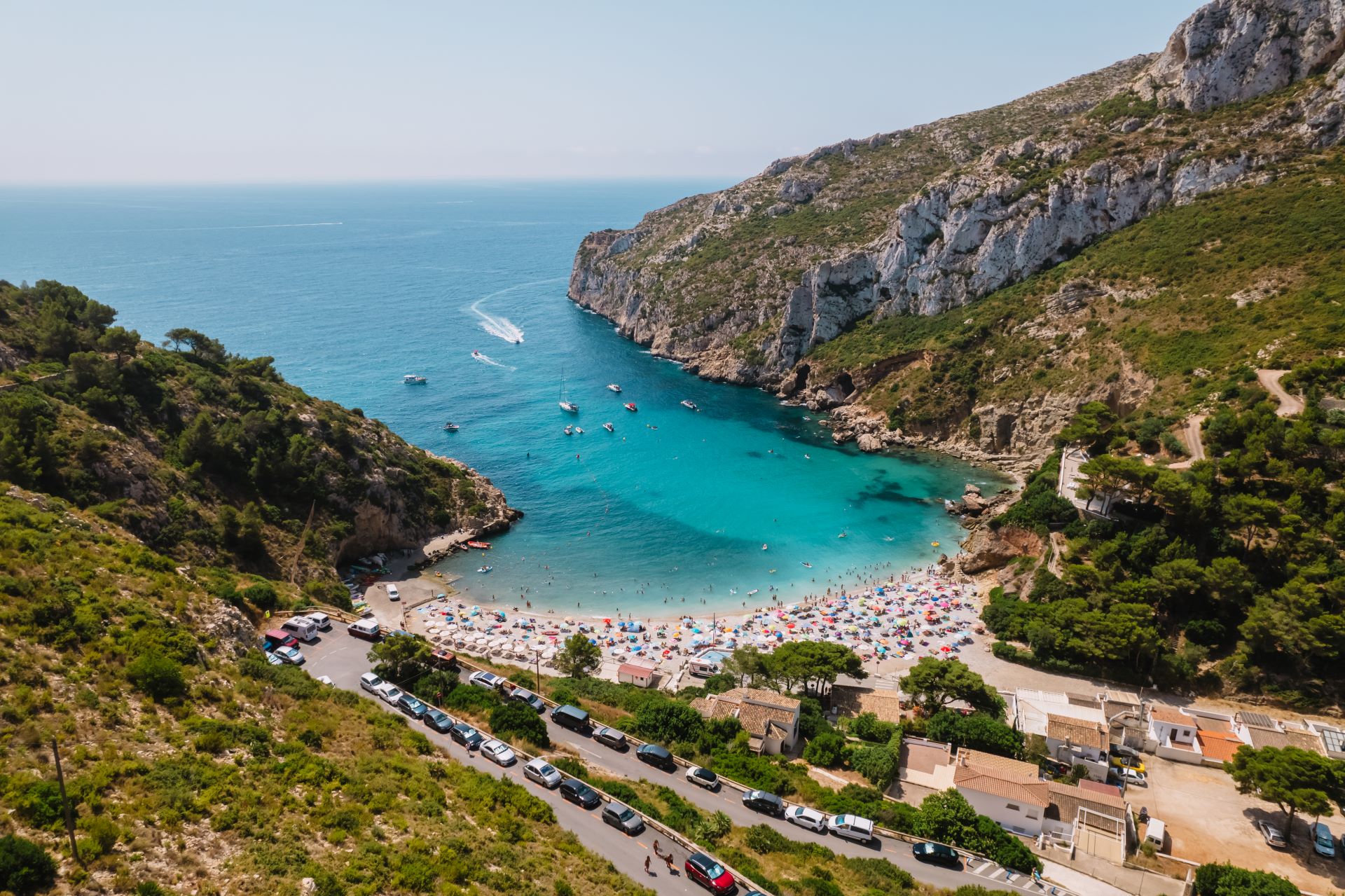 La Granadella Beach Javea Spain Sunny Day