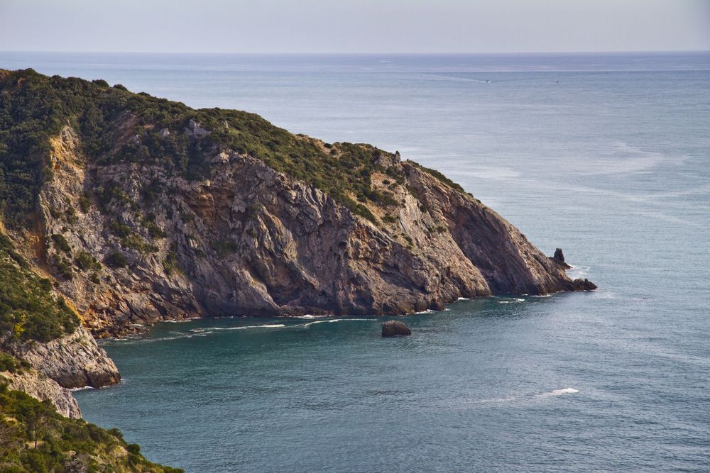 Beautiful Shot Coast Near Cala Grande