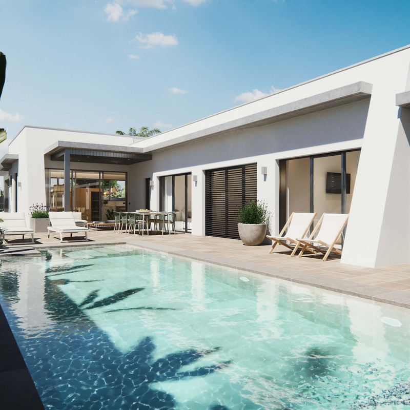 Przestronna willa z basenem na wybrzeżu Costa Cálida