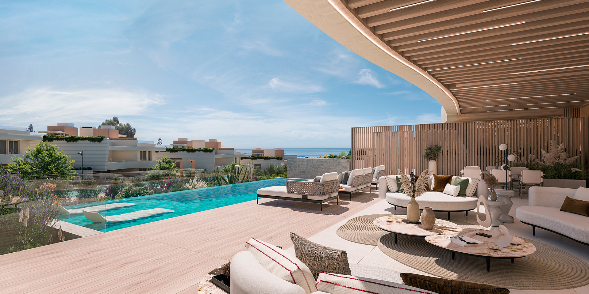 Awangardowy apartament o wyjątkowej architekturze na wybrzeżu Costa del Sol