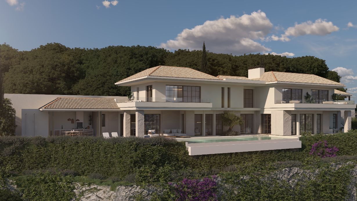 Nowoczesna willa z widokiem na morze i pole golfowe w Marbella Club Golf Resort