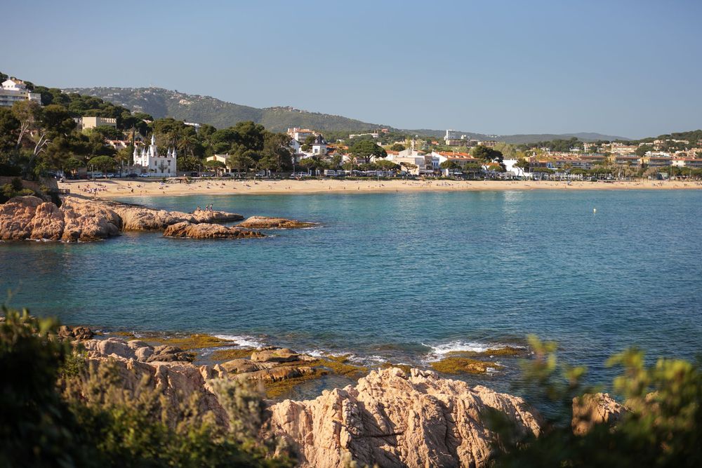 View Beach Sant Pol S Agaro Costa Brava Spain