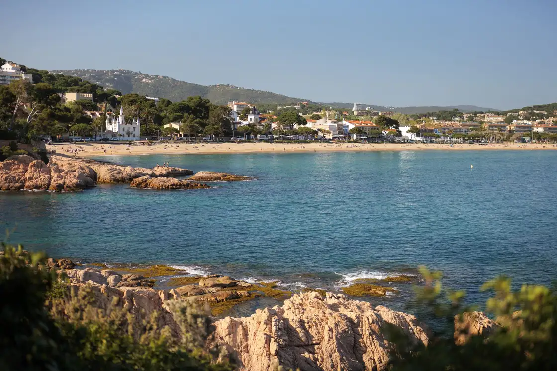 View Beach Sant Pol S Agaro Costa Brava Spain