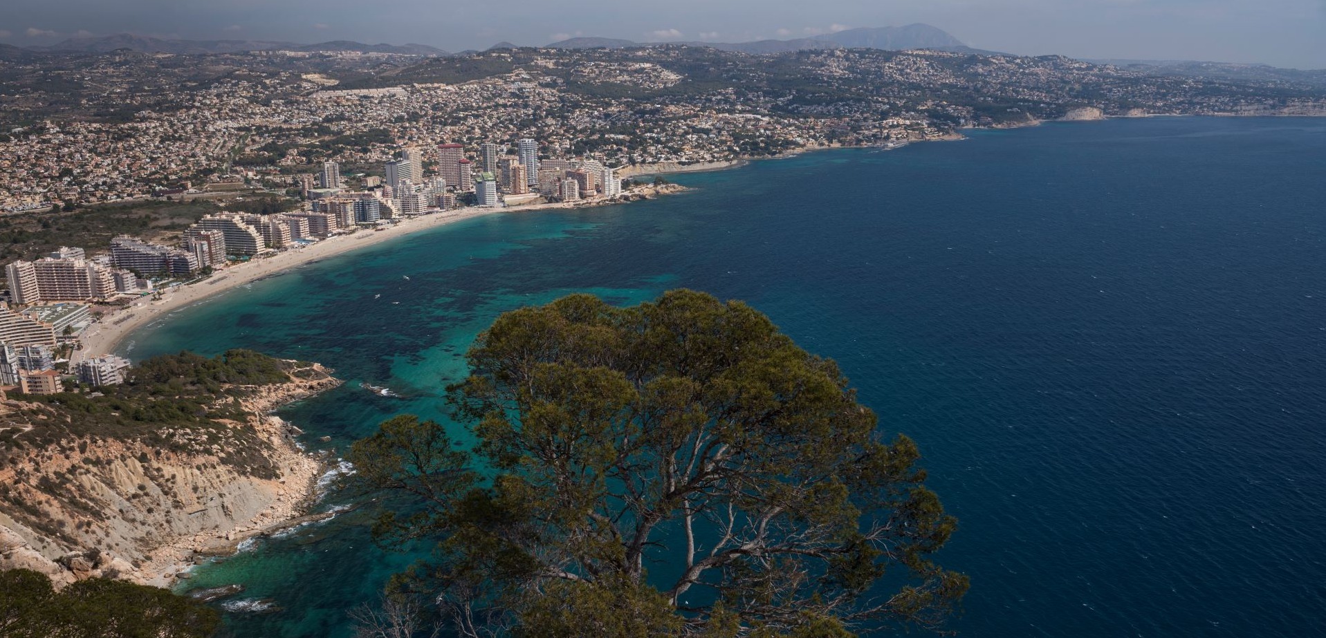 Fossa Beach Coast Calpe Alicante Province Spain