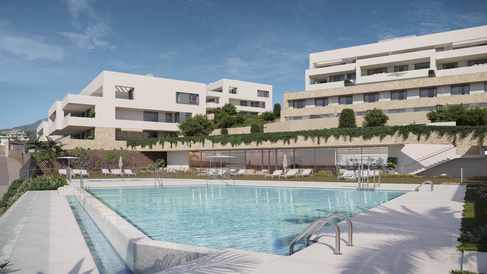 Ekskluzywny apartament z panoramicznymi widokami na morze w Esteponie