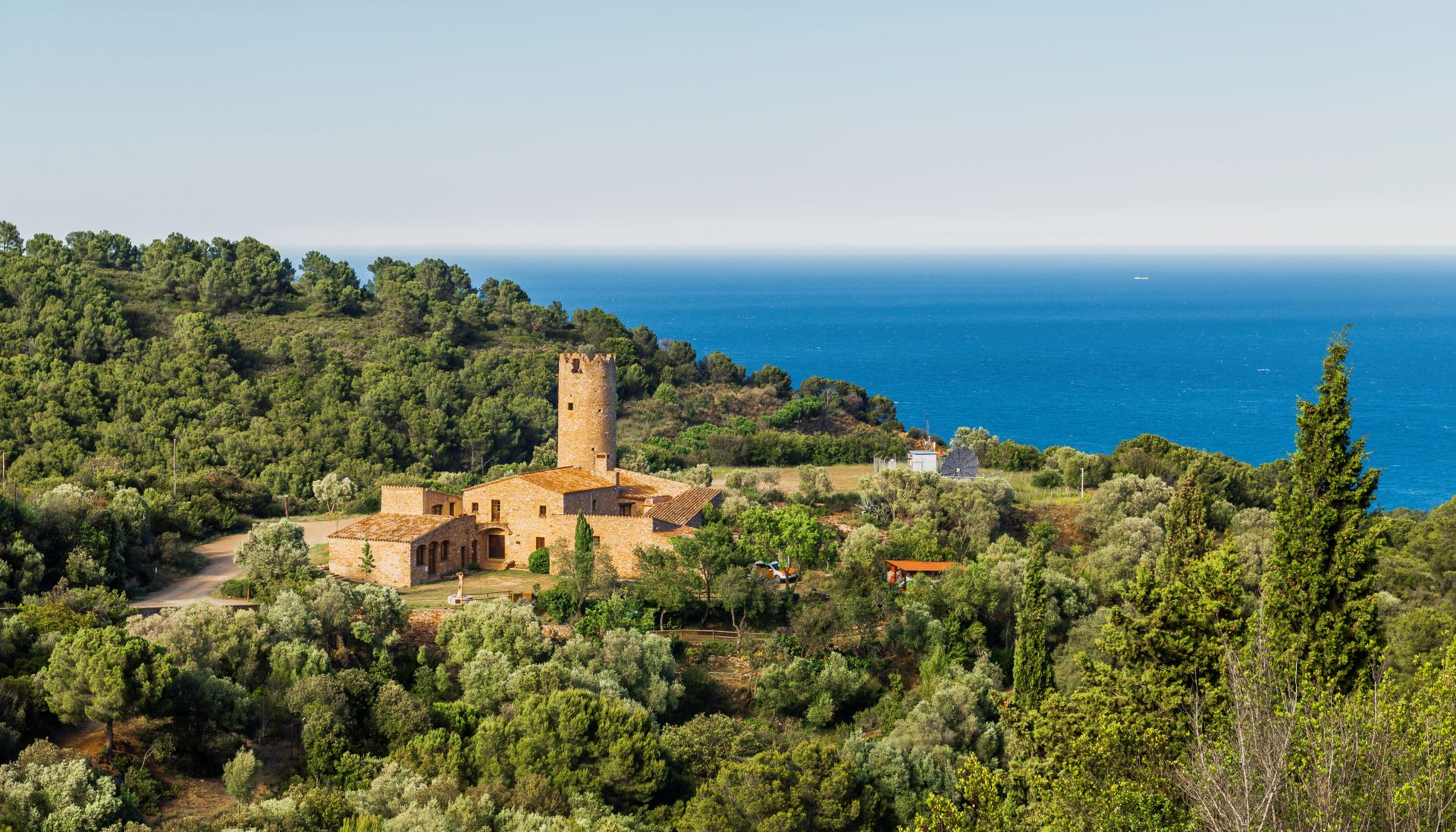 Beautiful Town Begur Gem Costa Brava Calalonia Girona Spain