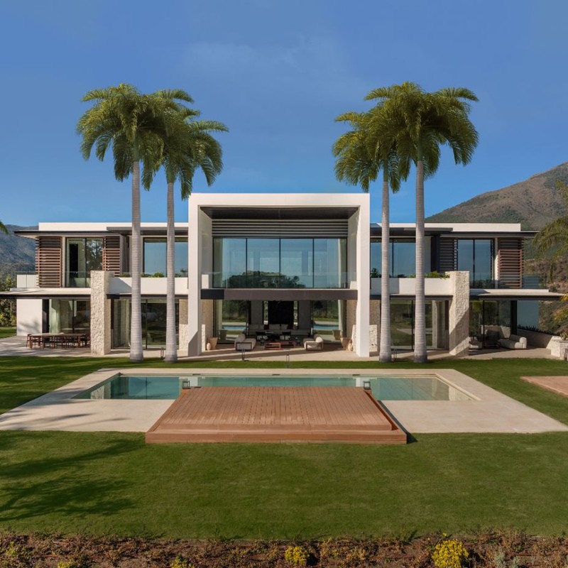 Nowoczesna willa z widokiem na morze w La Zagaleta