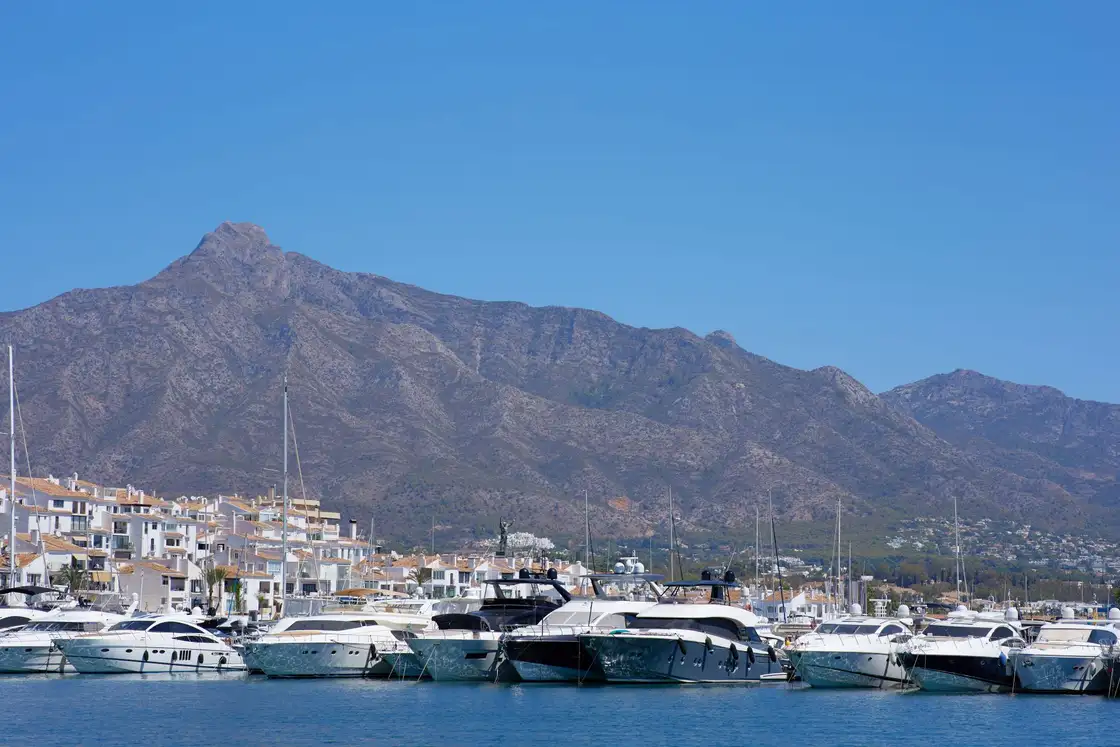 View Port Marbella Andalusia Spain