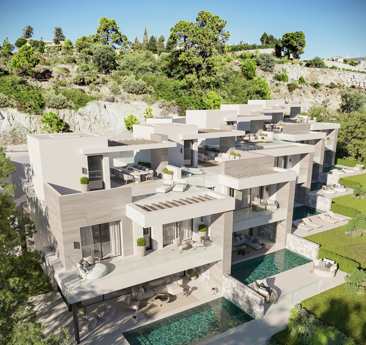 Nowoczesny apartament premium z widokiem na morze i dolinę golfową