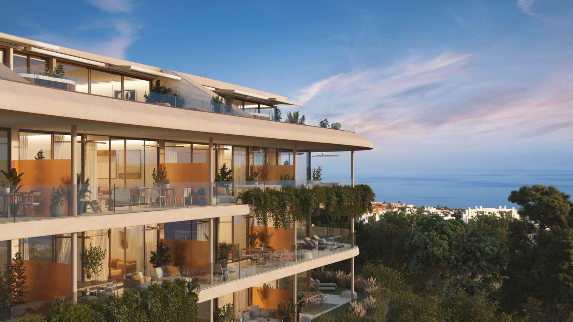 Atrakcyjny apartament u podnóża gór Sierra de Mijas z niesamowitymi widokami