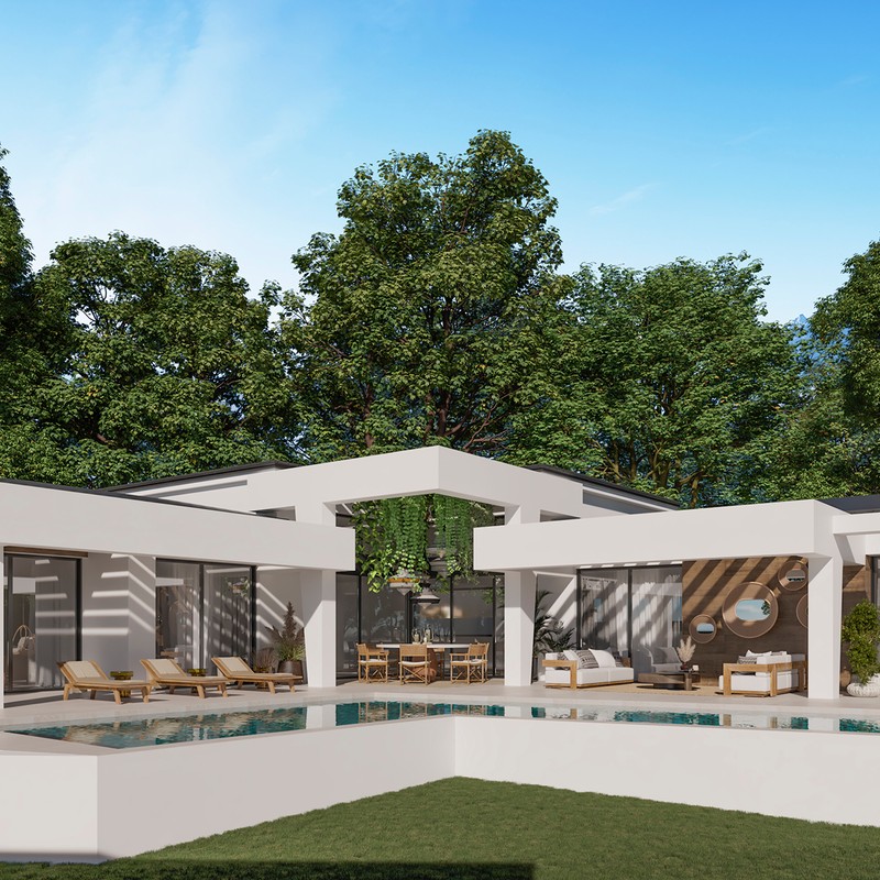 Komfortowa i funkcjonalna willa zaprojektowana w harmonii z naturą