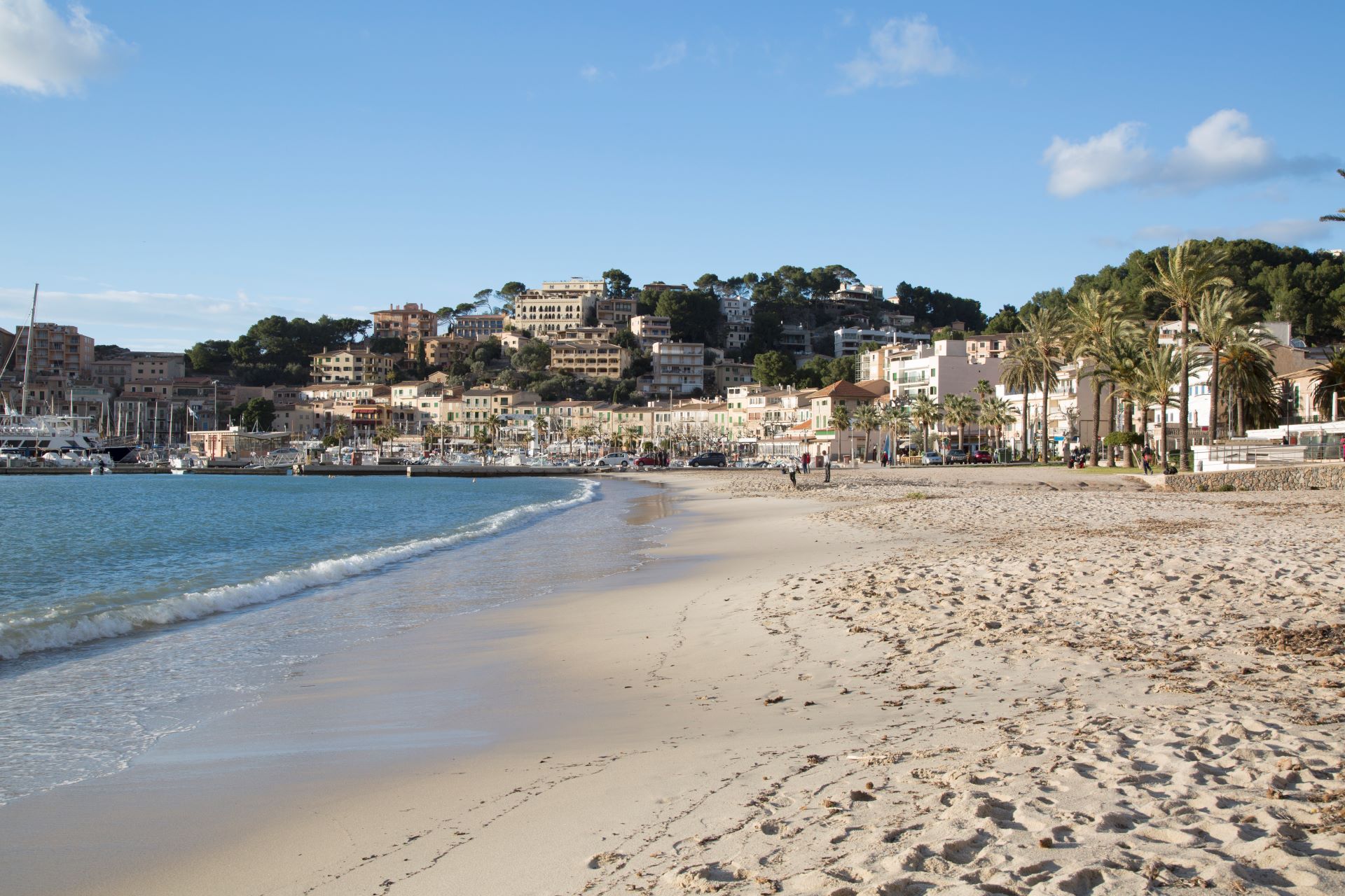Soller Port Beach Majorca Spain