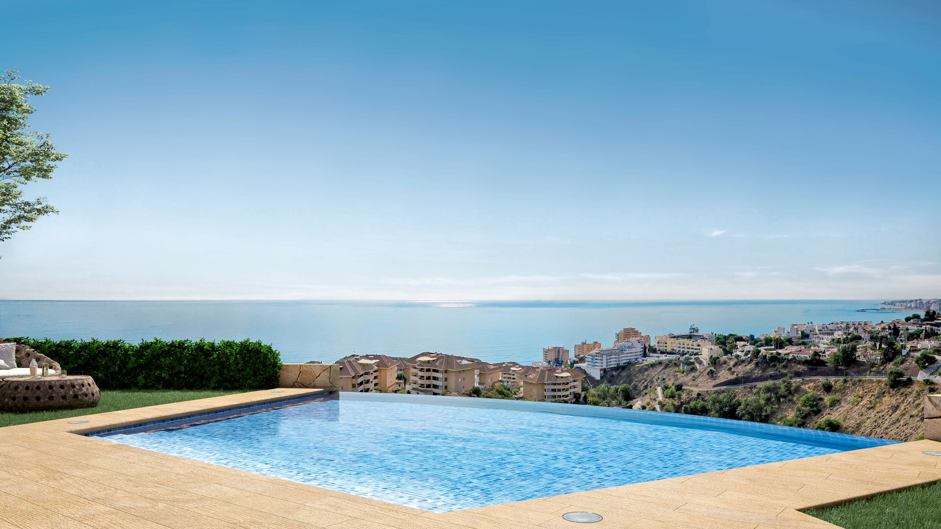 Apartamenty z niesamowitymi widokami na morze w Fuengirola