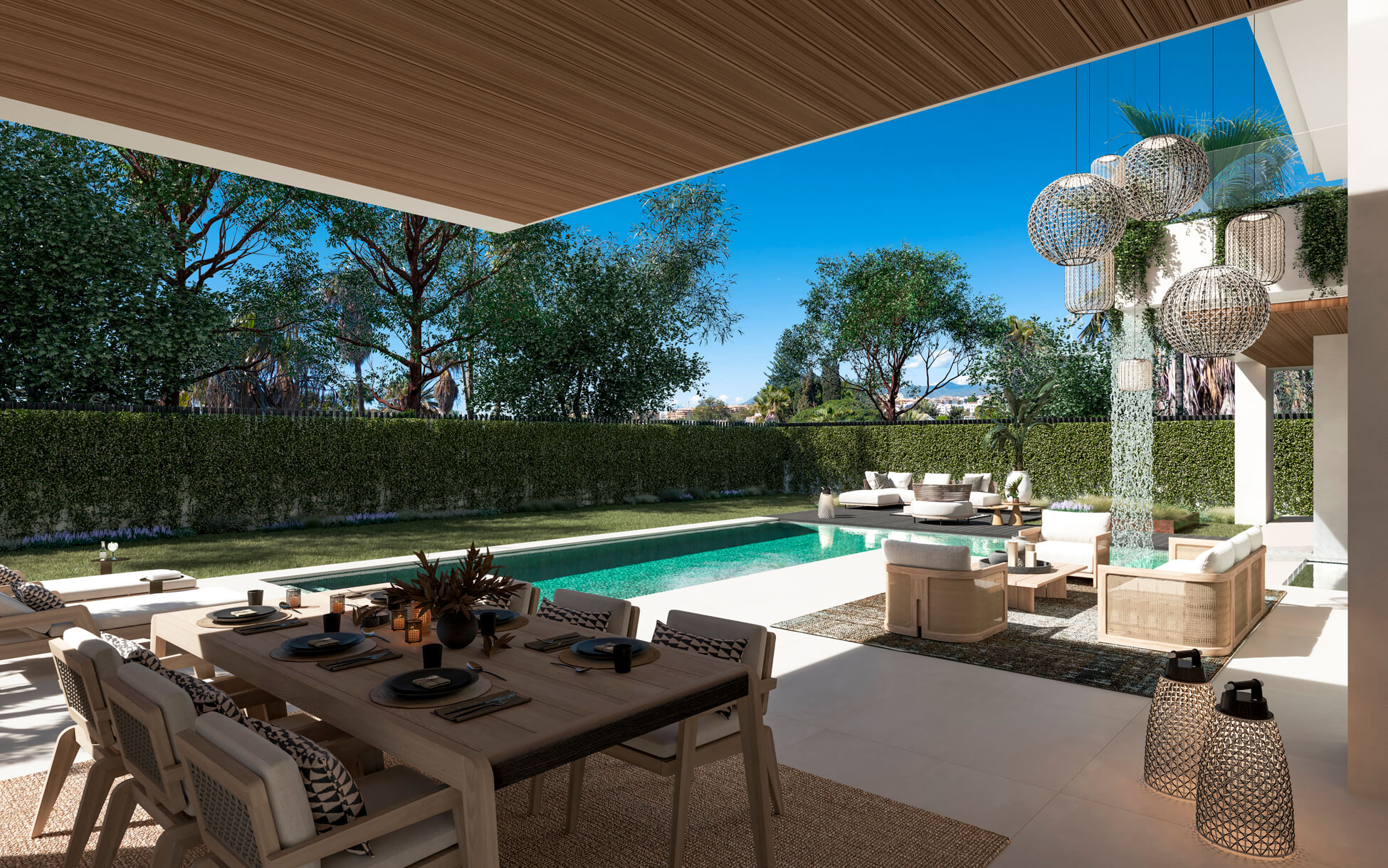 Be Seven Marein Nvoga Premium Villas Marbella Table