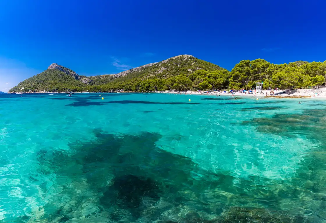 Platja De Formentor Beautiful Beach Cap Formentor Mallorca Spain