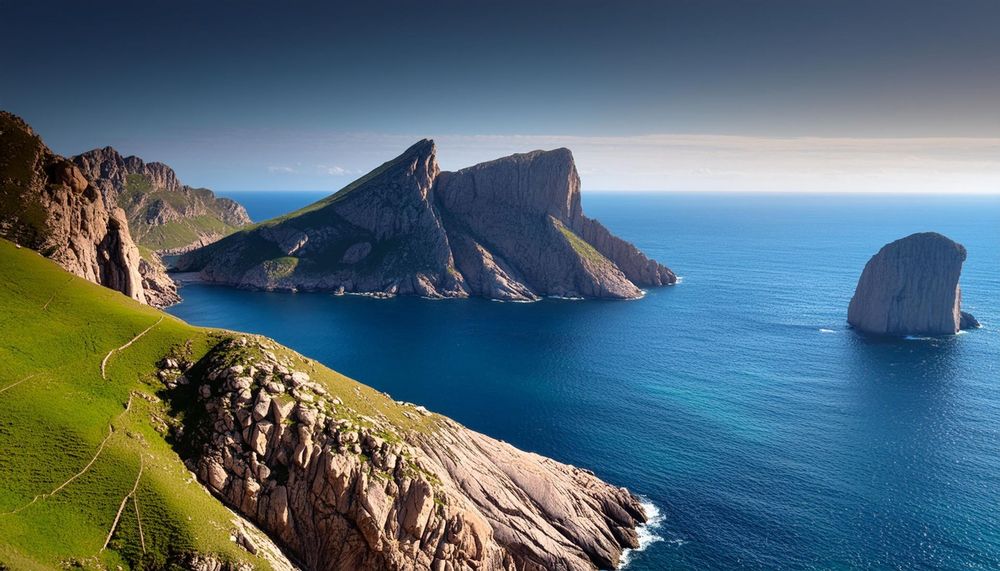 Sea Rocks Playa De Formentor Isle Staffa
